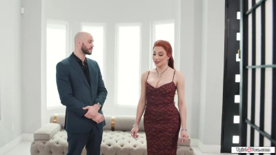 Shemales backless dress makes a guy hard