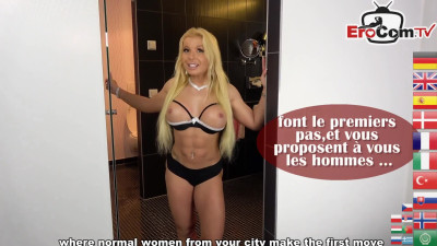 French Blonde Amateur Danielle Casting
