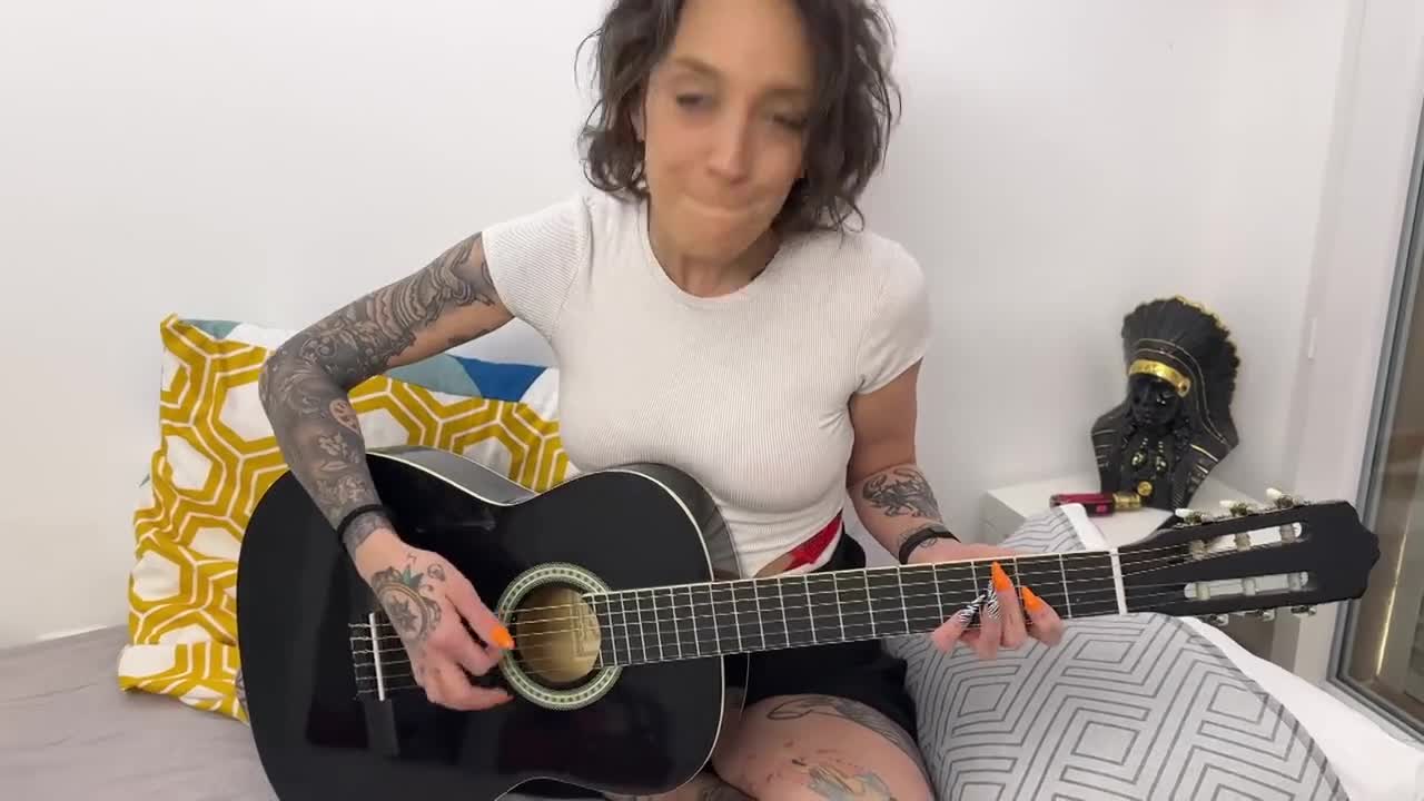 Lena - Lena takes a guitar lesson... but not only that! - ePornhubs