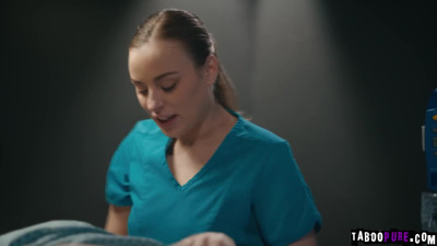 Patients threesome with the surgeon and nurse