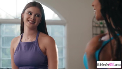 Stepmom letting me lick her black pussy