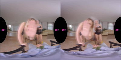 trio con dos rubias sexy VR