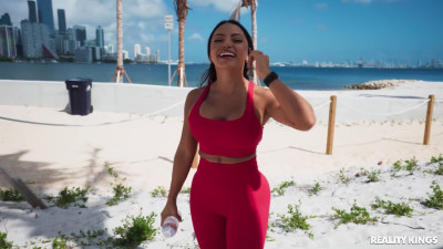 Brandy Salazar - Jogging Then The Cum Fiesta