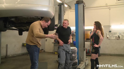 MMVFilms - Eva Shwarz - Evas Garage Anal