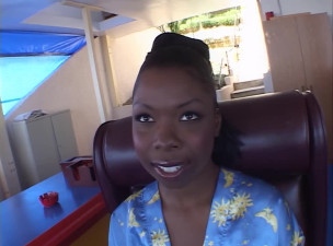 Ebony Simone West Gets A Bunch Of Cocks