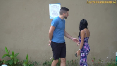CatchingGoldDiggers - Petite Japo/Colombian 18 Year Old Gets HARD SEX