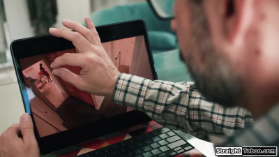 My stepdad wanted to spy so I fucked him