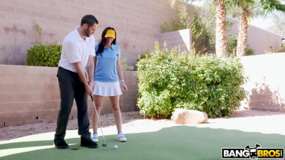 Rachel Starr Fucks Her Golf Instructor