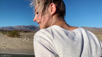 Eva Elfie - Public Teen Sex In The Convertible - [2160p]
