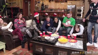Danny D, Brooklyn Chase and Shawna Lenee Christmas sweaters