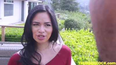 Scarlett Alexis - Sexy Scarlett confronts her husband's boss and is given a BBC