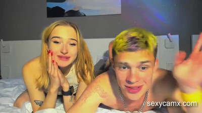 Hot teen get load of cum after blowjob and hard pounding