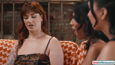 Tgirls help bff to improve her bj skills