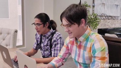 Alex Coal & Kenna James - Swap Their Nerdy Brothers