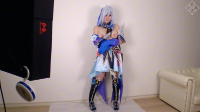 S HC 096 Honkai Star Rail Cosplay Jingliu The legend of huge breasts clothed sex [Sta