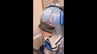 Cosplay EXTRA Hololive Hoshimachi Suisei Cosplay, a sweaty idol is summoned after a l