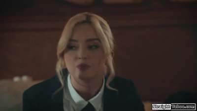 Teen babe ass fucked by her classmates