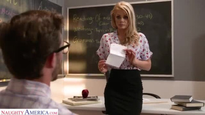 Teacher wants sex from stud student