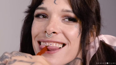 Anal Play With Goth TS Amy Nosferatu