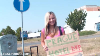 Hard Threesome For Busty Czech Hitchhiker Jessie Simmons