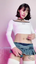 Peachycatsnack - Fit And Cute Big Clit Asian Girl Gets A Dripping Wet Orgasm
