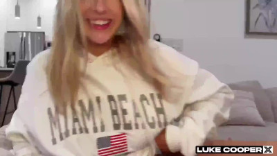 Hot Step Sis Cas Summer Fucks While Watching Movie  LukeCooperX