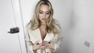 Bigboobs Blonde Bimbo cocksucking bdsm bound