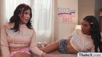 Avery Lust and Chanel Chance practice anal together