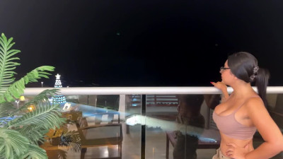 Thalia And Felipe - Neighbor Whore Wanted Cock and comes to my Apartment with an Excu