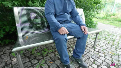 GERMAN SCOUT - Skinny Redhead Fan Fuck