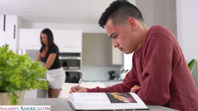 Hot mom makes her sons friends day dream a reality