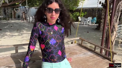 Katty West - Cheating On My Girlfriend With A Beauty In The Bushes On The Beach