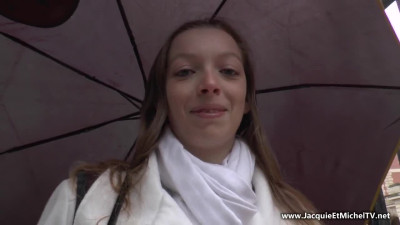 French Amateur Teen Charlotte First Time Anal