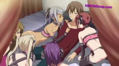 Hentai Dude Fucks MILFs & Gets Creampied