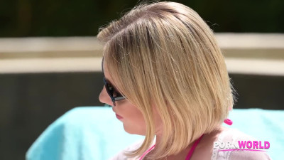 Rebel Rhyder – Naughty Blonde Tempts Married Neighbour Into BBC Threesome