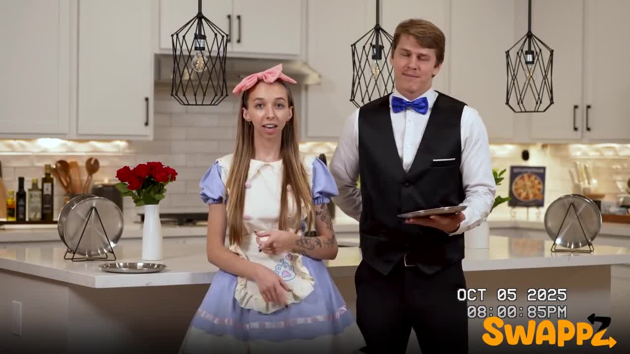 Breezy Bri & Isabella Nice - “Give Me the Secret Sauce, Stepbro!” Waitress War Swap - ePornhubs