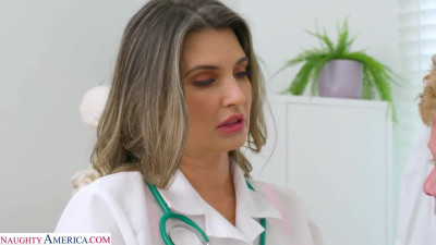 Krystal Sparks - Single Mom Krystal Sparks gets physical giving a physical exam