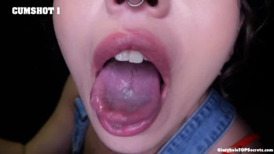 That's it girl, suck it like your life depends on it!