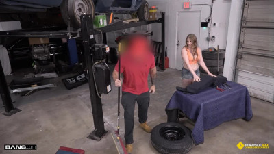 Ember Springs - Busted Ember Pays Up On The Mechanics Cock