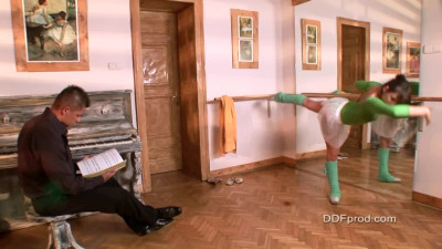Aleska Diamond Ballerina poses for pleasure