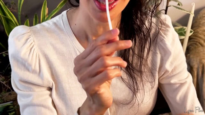 Lyna Fleur - Stepsister, I Will Give You Something To Lick - Pov Riding And Cum On Wh