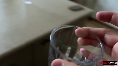 Katty West - Double Blowjob - Whore Was Fucked Hard In Mouth And Full Face In Cum