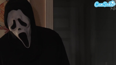 Violet Myers - BBC Gives Curvy MILF A Reason To Scream - Ghostface Halloween Special