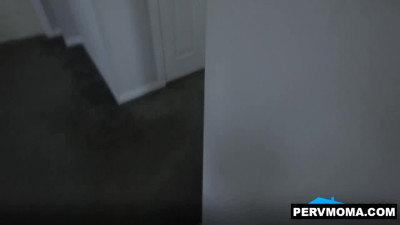 Stepson caught Stepmom Laura Bentley masturbating