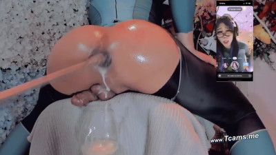 Horny Trans Babe Takes Intense Machine Pounding in Her Hole