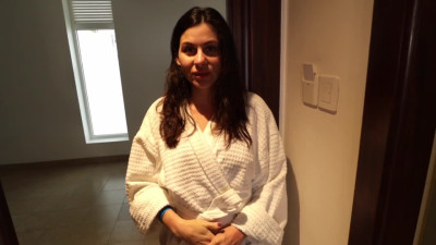 Enni Roud - I went to a neighbor for help but got his big dick while his wife was in