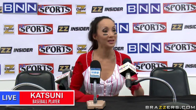 Japanese baseball player fucks her biggest fan