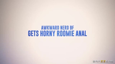 Brazzers  - Anissa Kate, Apollo Banks Awkward Nerd BF Gets Horny Roomie Anal  24.7.20
