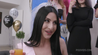 Vittoria Devine - Bachelor Party Wet, 6On1 Interracial Gangbang, ATM, DAP, ButtRose