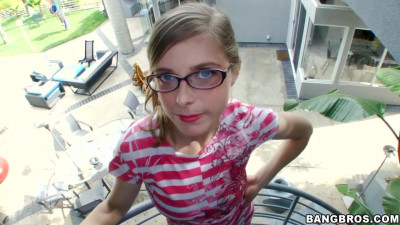 Blond hot girl get the BBC
